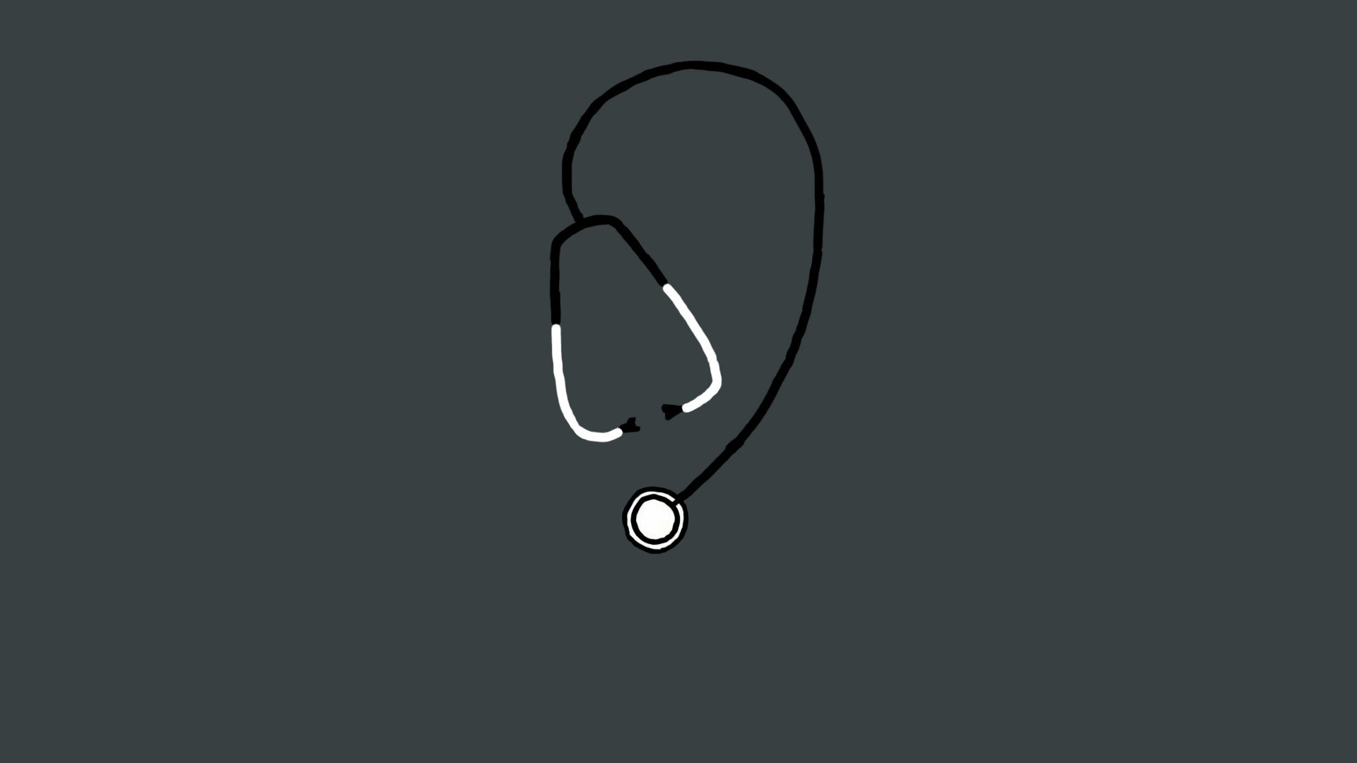 Minimal Doctor Stethoscope